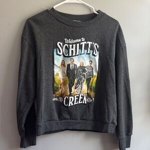 Schitt's Creek Dark Gray Graphic Crewneck Sweatshirt